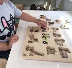Hape Construction Peg Puzzle
