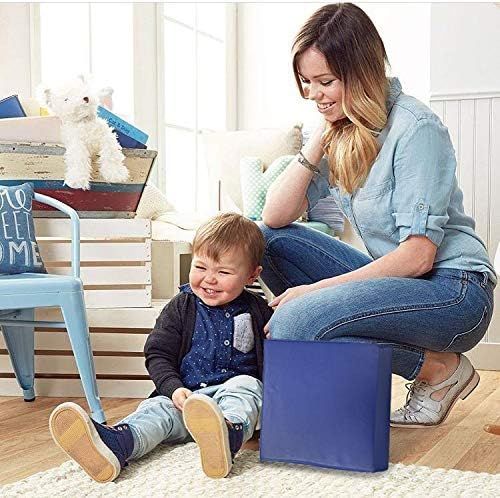 Blue Square Vinyl Vibrating Cushion