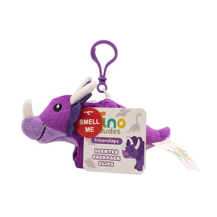 Dino Dudes Backpack Buddies- Tri(grape)
