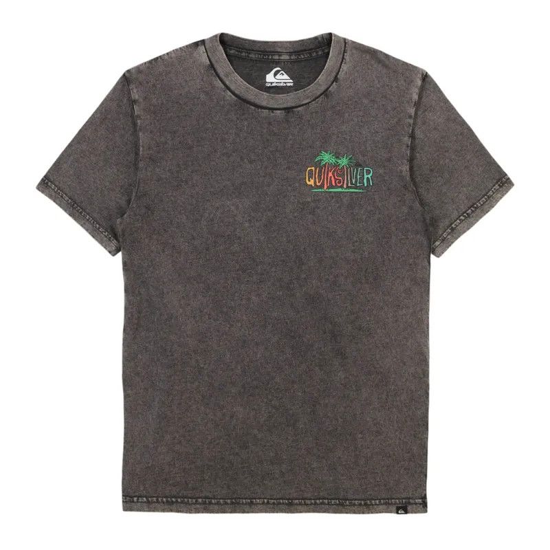 Quicksilver Boys&#39; Sunny Palms SS- Blk, Size: 8