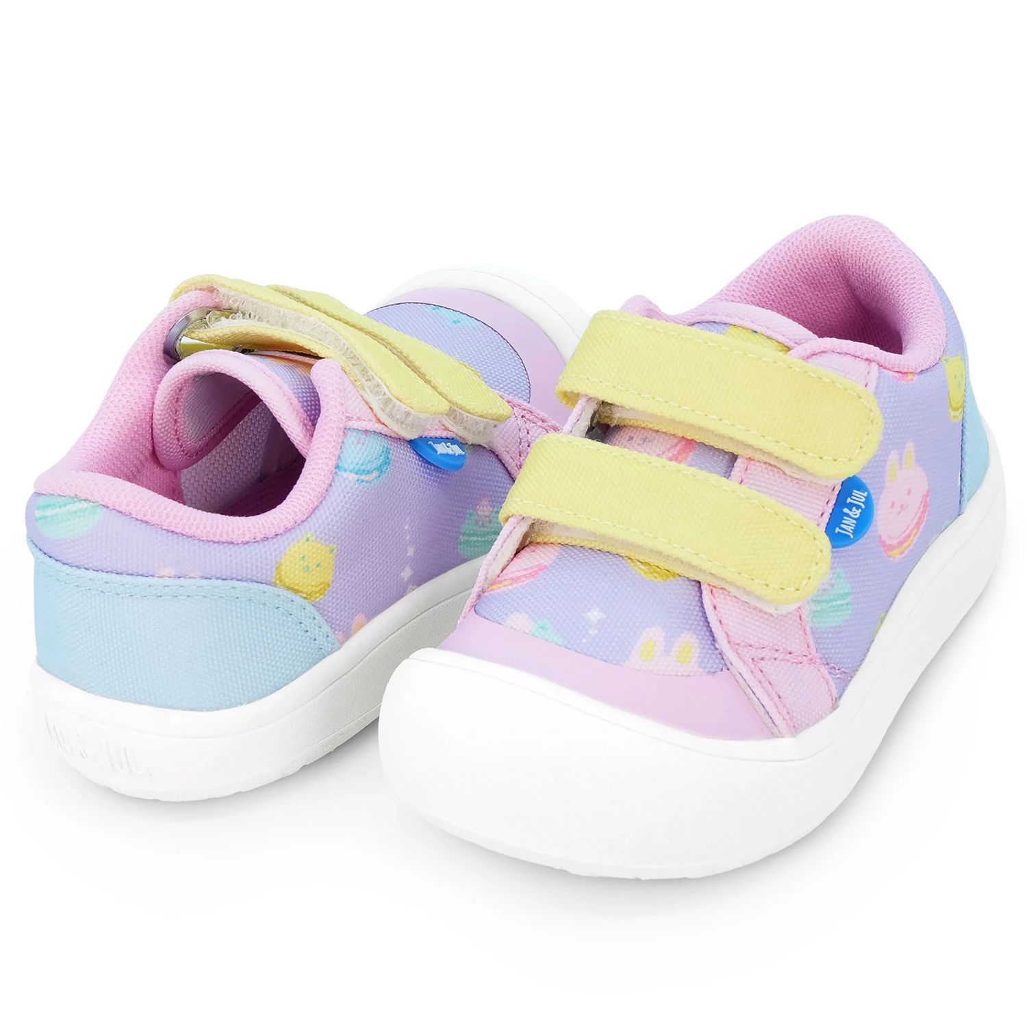 Jan &amp; Jul Mini Canvas Sneakers- Macarons, Size: 4