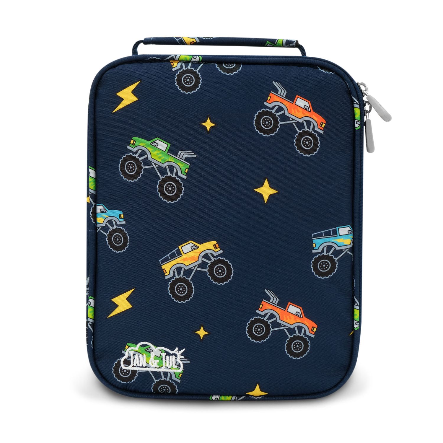 Jan &amp; Jul Lunch Bag- Big Trucks