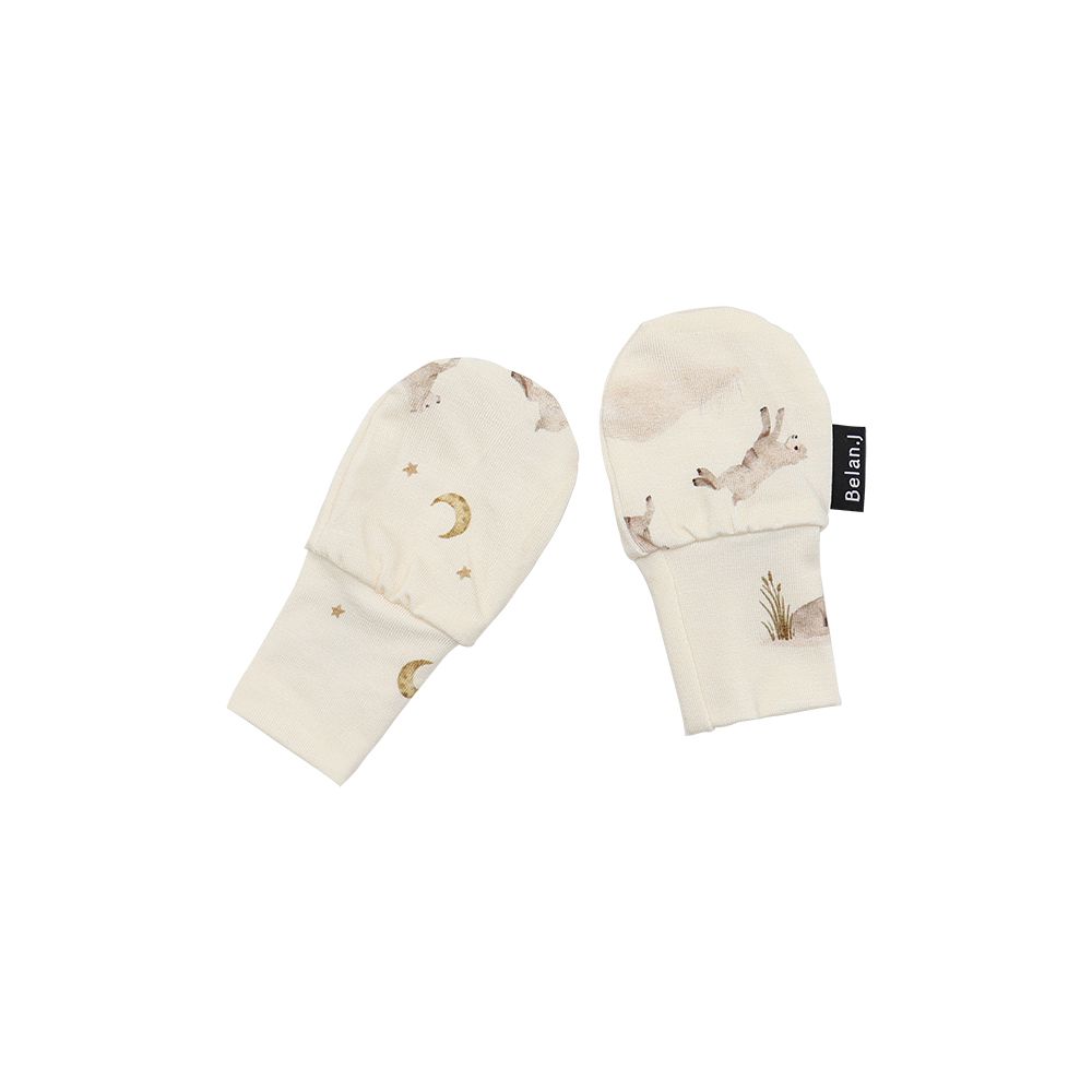 Belan.J Non-Scratch Mittens- Little Lambs
