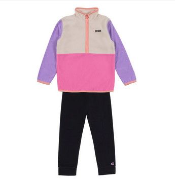 Nano Girls 2pc Microfleece Base Layer- Lilac, Size: 2
