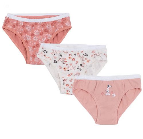 Nano Girls 3pk Panties- Light Pink, Size: 2/3