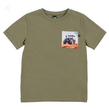 Nano Boys SS Tee- Tractor, Size: 2