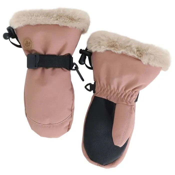 Calikids Aviator Mitten- Rose, Size: S(18M-3Y)