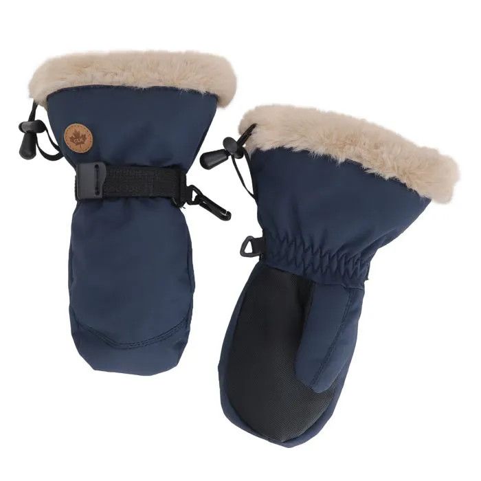 Calikids Aviator Mitten- Blue, Size: S(18M-3Y)