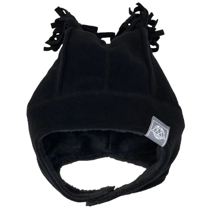 Calikids 4Peaks Fleece Hat- Blk, Size: M(9-18M)