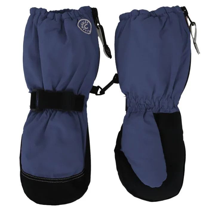 Calikids Waterproof Long Cuff Mitten- Blue, Size: L(6+Y)