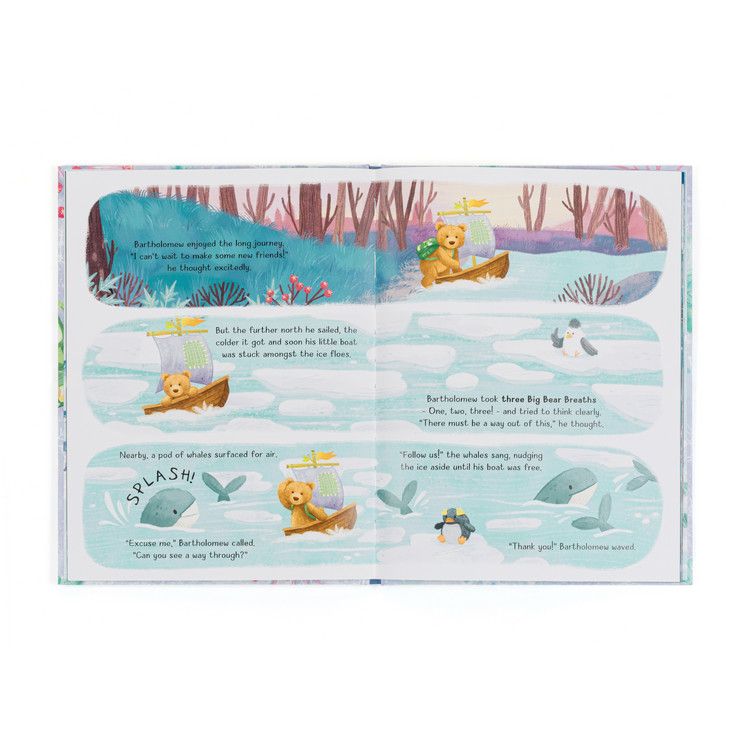 Jellycat Bartholomew Bear and the Snow Giant Book