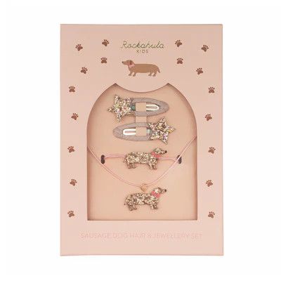 Rockahula Sausage Dog Hair &amp; Jewellery Set