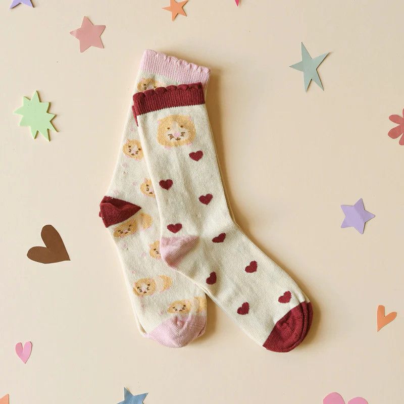 Rockahula Glenda Guinea Pig 2pk Socks, Size: 3-5Y