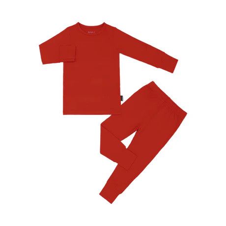 Belan.J L/S PJ Set- Santa Red