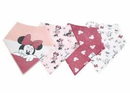 Copper Pearl Bandana Bib Set- Minnie Mouse
