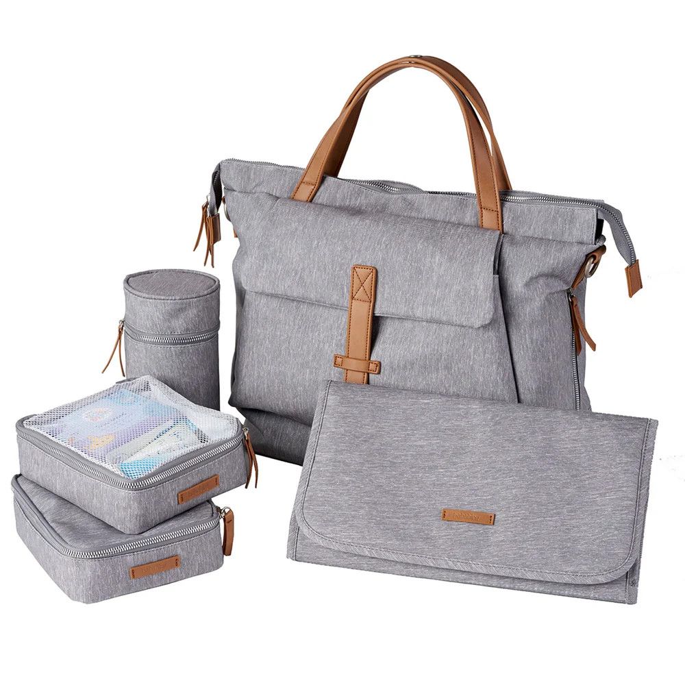 Bababing Erin Backpack Diaper Bag- Grey