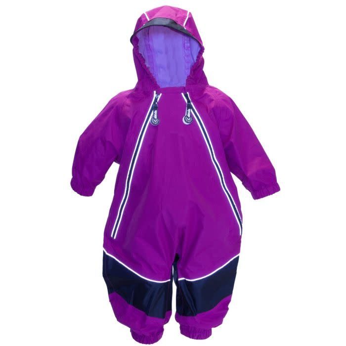Calikids One Piece Rain Suit- Grape