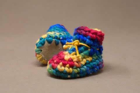 Padraig Cottage Slippers- Rainbow