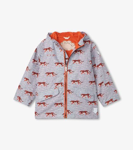 Hatley Roaming Tigers Microfiber Rain Jacket
