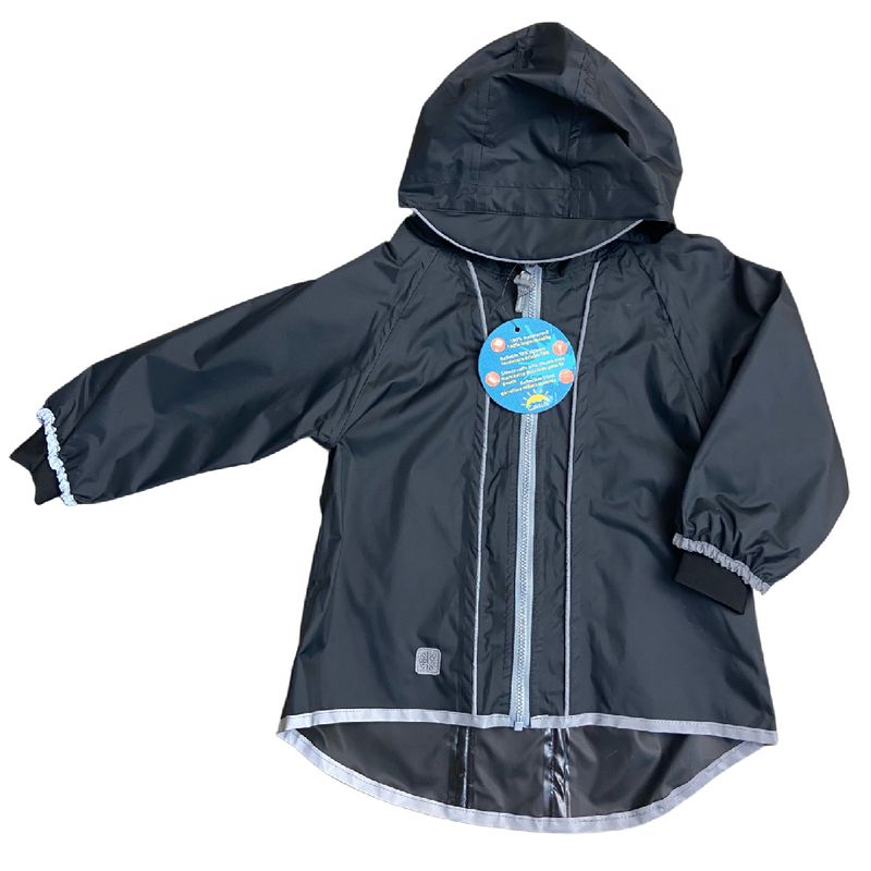 Calikids Shell Rain Jacket- Black