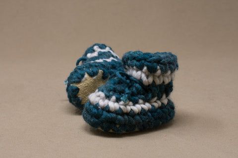 Padraig Cottage Slippers- Forest, Size: NB (0-3M)