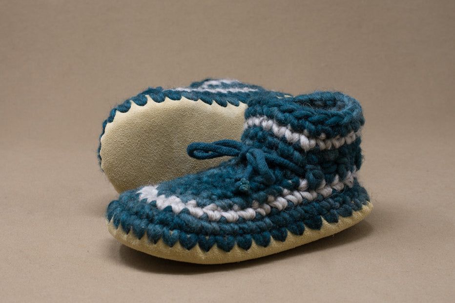 Padraig Cottage Slippers- Forest, Size: Y1(5yrs)