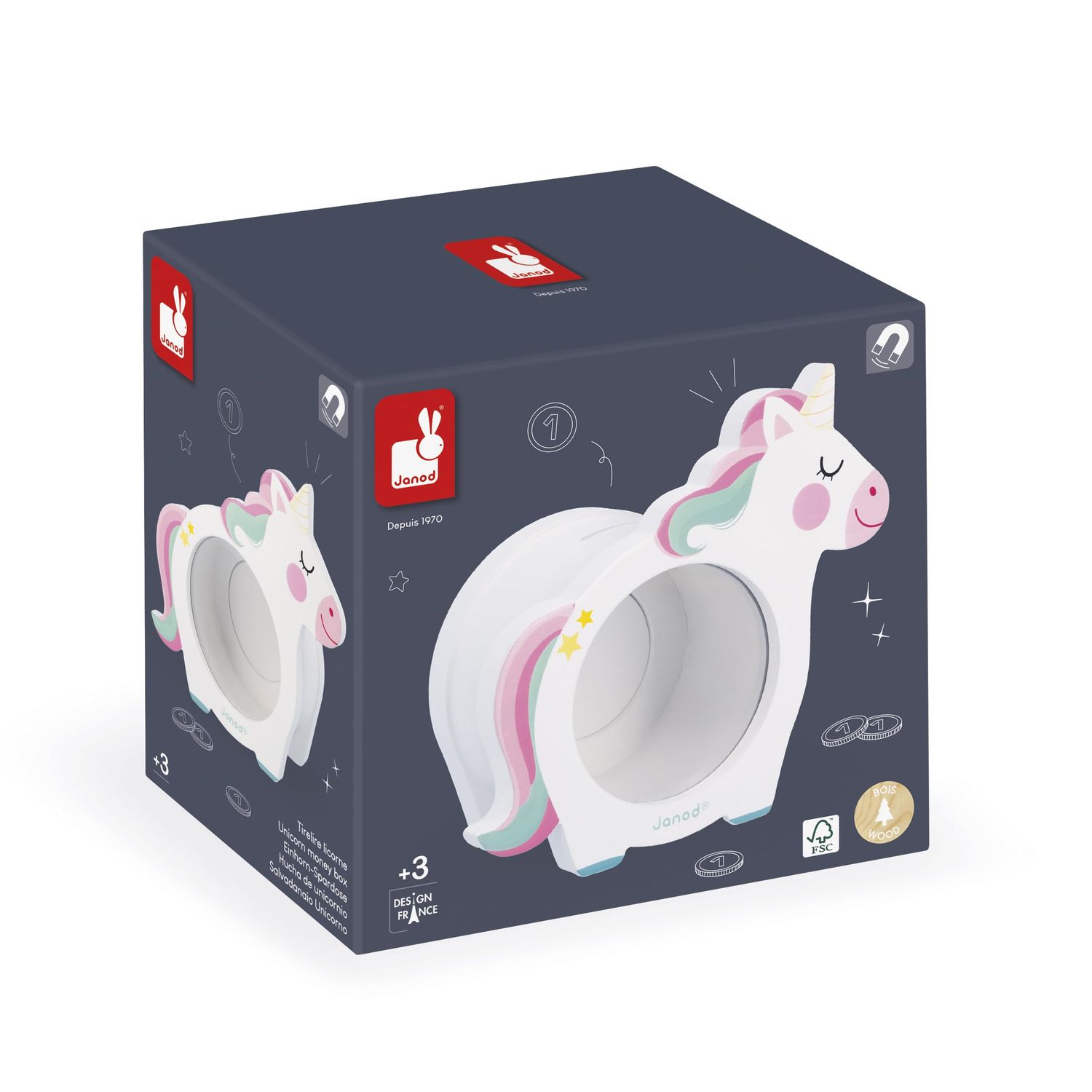 Janod Money Bank- Unicorn
