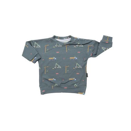 Belan.J Sweatshirt- Construction, Size: 2T