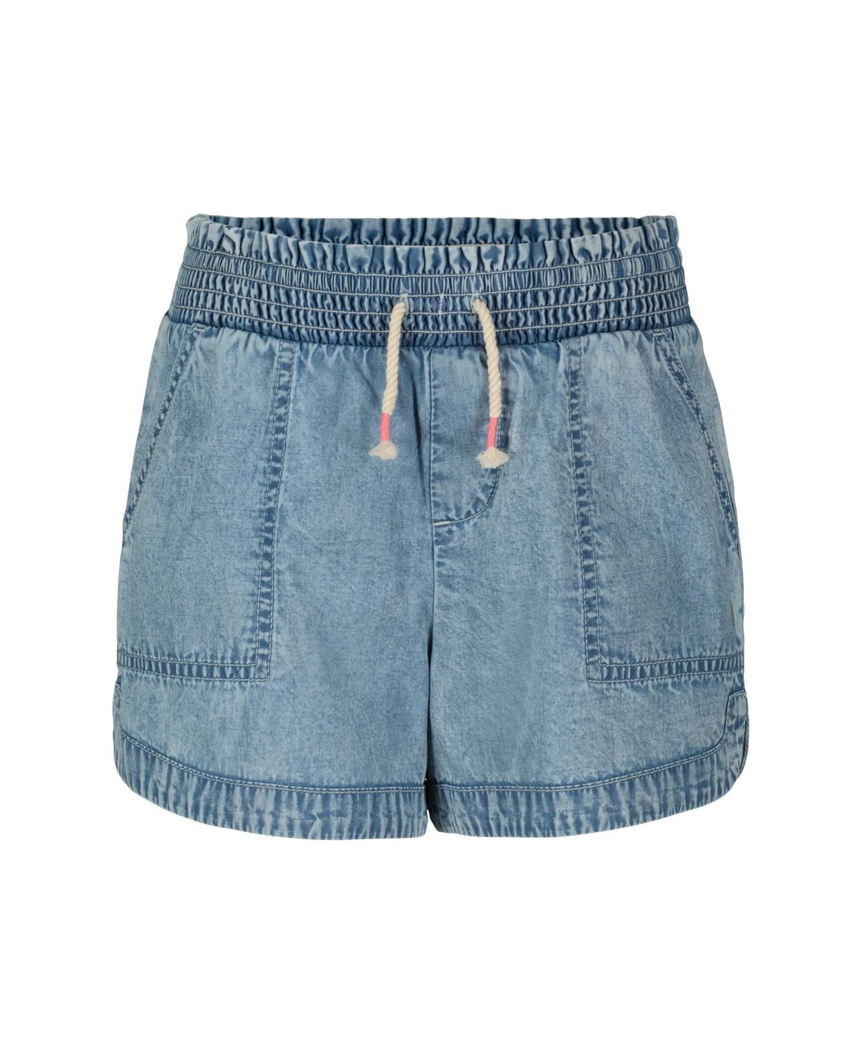 Roxy Girls Soleil Short- Blue Wash, Size: 4