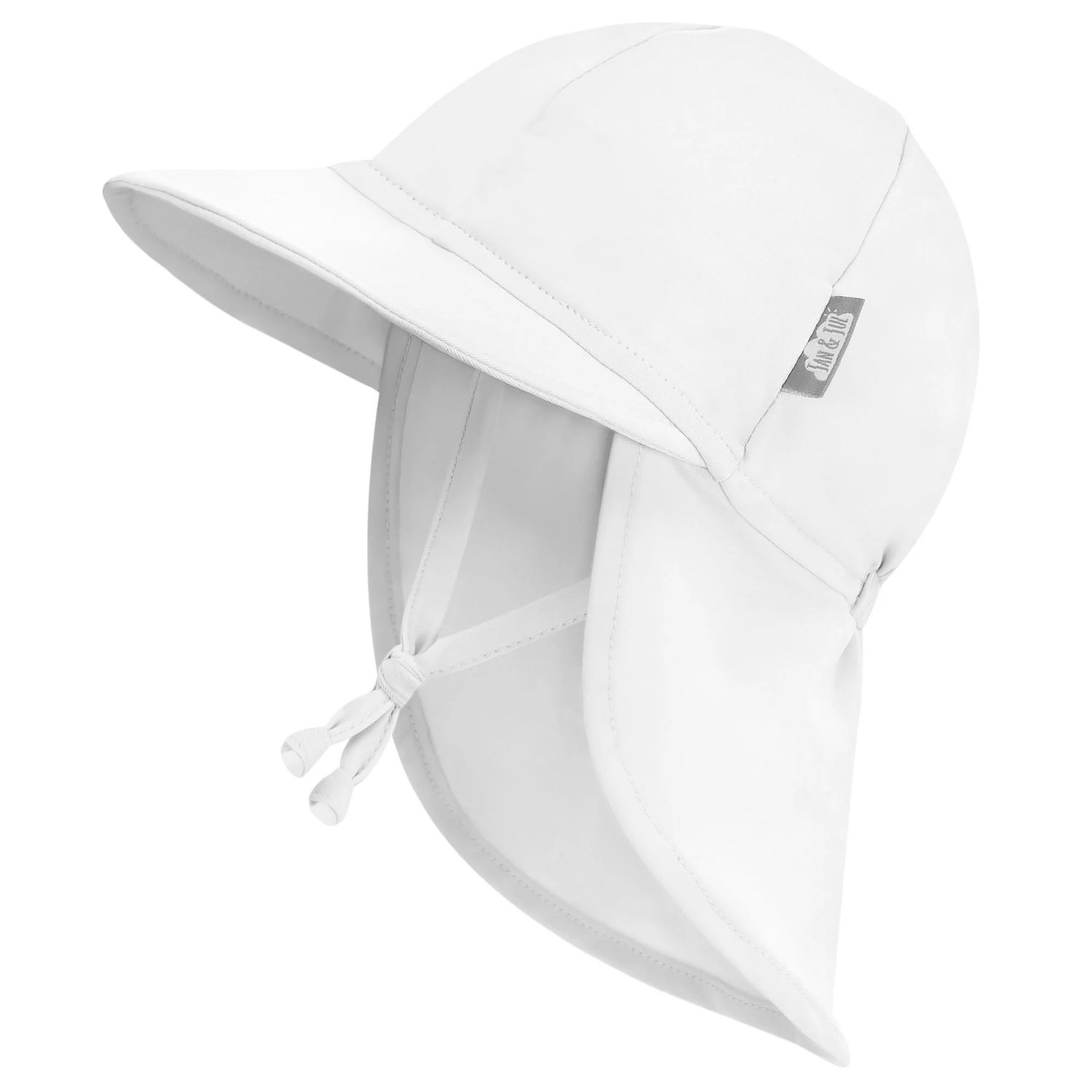 Jan &amp; Jul Sun Soft Baby Cap- Wht XS (0-3M)