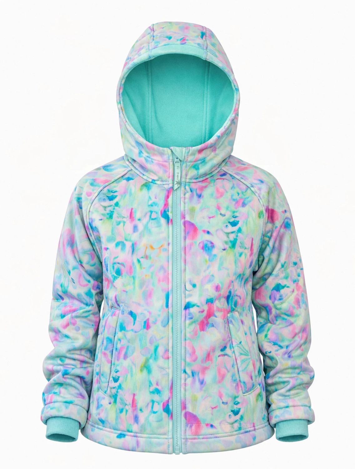 Therm All-Weather Zip Hoodie- Fairy Glass, Size: 4T