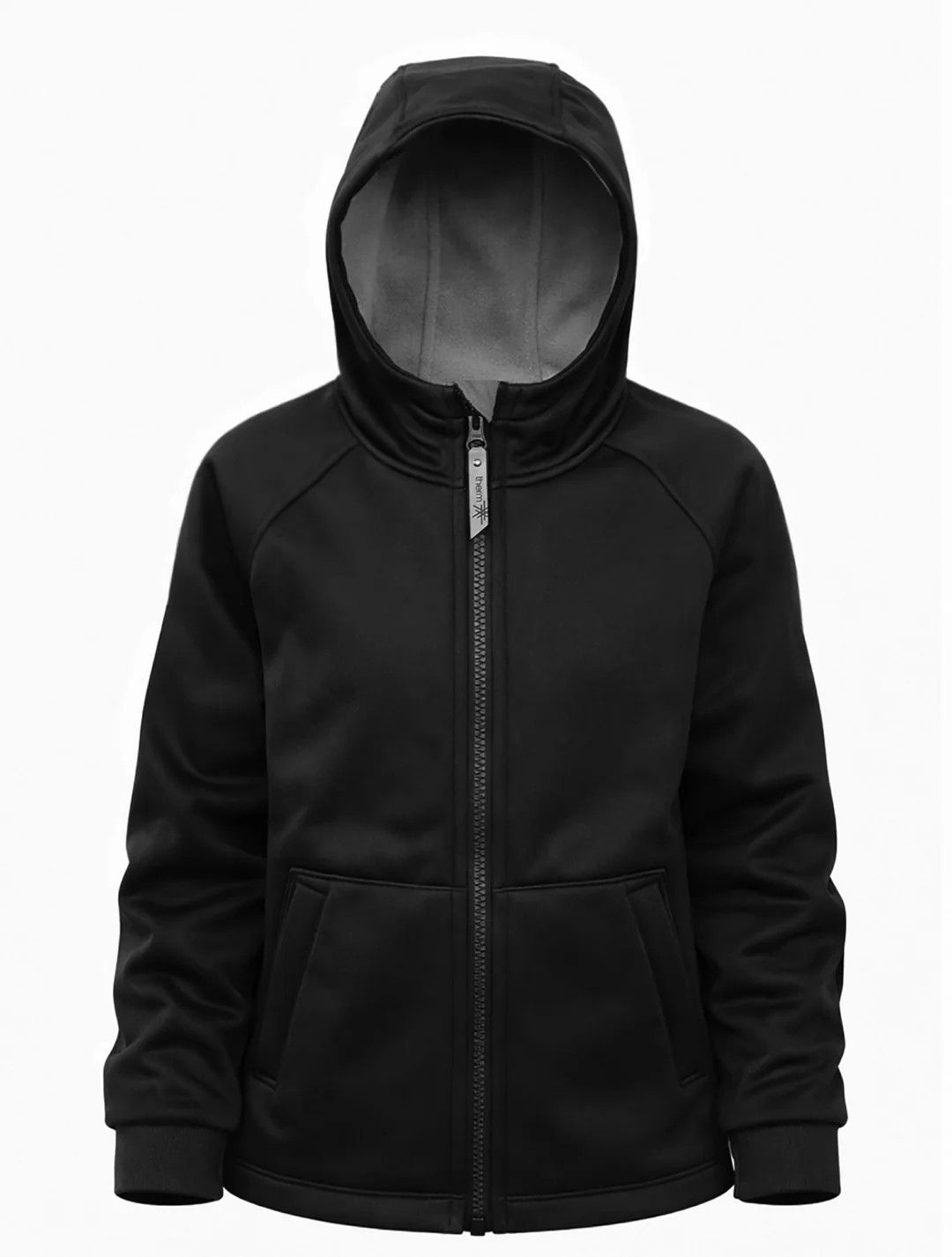 Therm All-Weather Zip Hoodie- Blk, Size: 4T