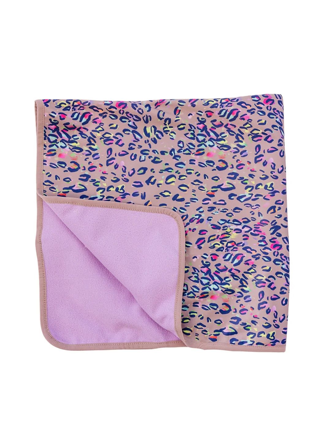 Therm All-Weather Fleece Blanket- Rainbow Leopard
