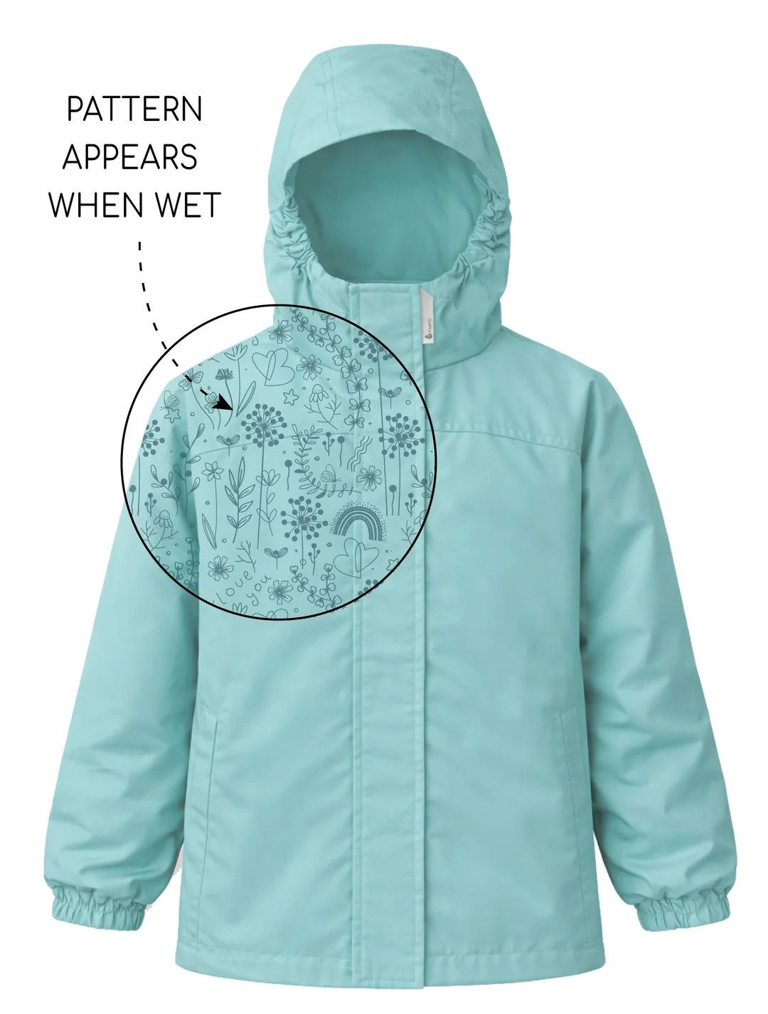 Therm SplashMagic Storm Jacket- Crystal Blue, Size: 12-18M