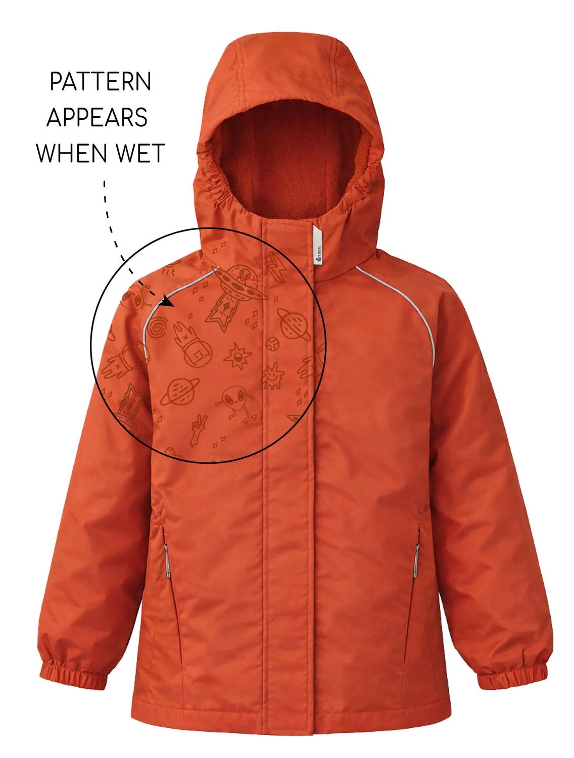 Therm SplashMagic Storm Jacket- Burnt Orange, Size: 12-18M