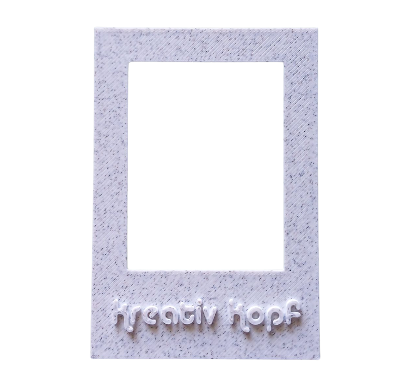 Polaroid Swatch Schablone für Farben, SCHMAL, 3D gedruckt, PLA, Farbschablone, Kunstvedarf, Malvorlage, Zeichenvorlage, Zeichen- und Malwerkzeug, Vorlage, Malbedarf, Aquarell