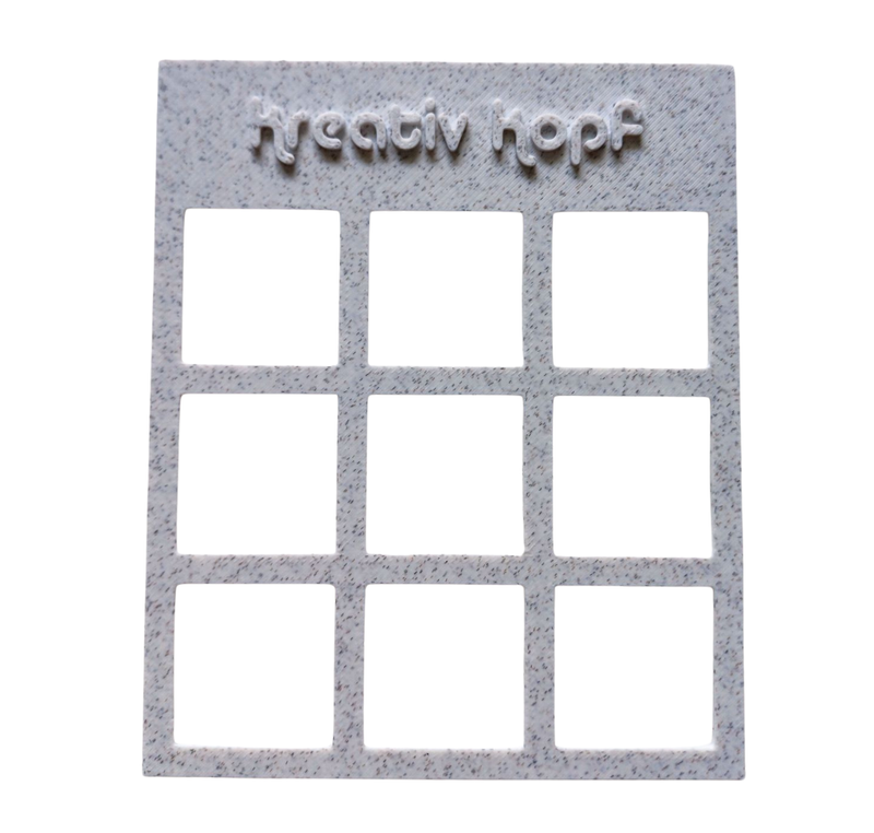 Swatch Schablone für Farben, Quadrat, 3D Druck, Farbschablone, Kunstbedarf, Malvorlage, ,PLA, Zeichenvorlage, Zeichen- und Malwerkzeug, Vorlage, Aquarell-Swatch-Schablone, Malbedarf