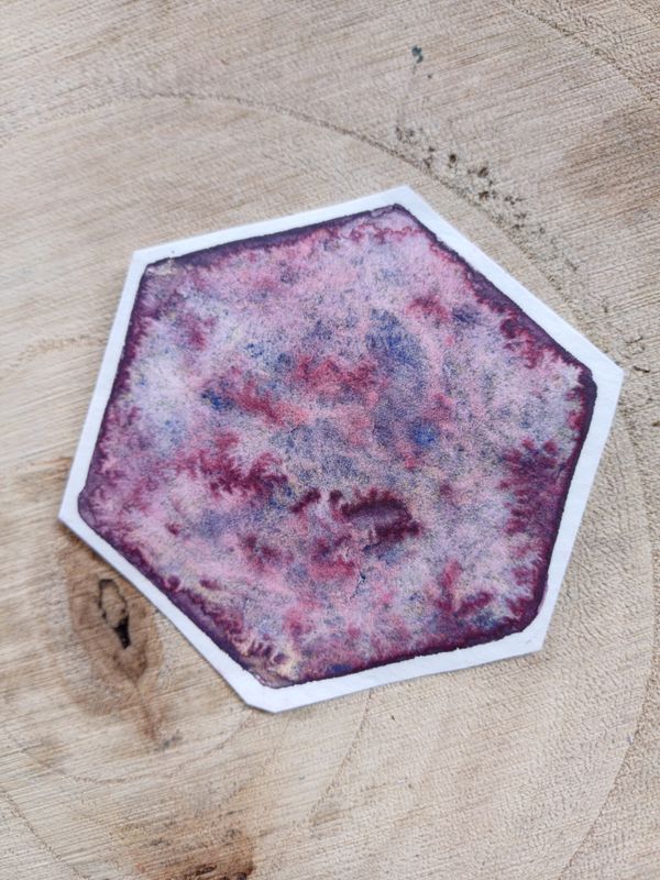 Dark plum -Handgefertigte Aquarellfarbe-Künstlerqualität, hoch pigmentiert, Geschenkidee für Malerinnen