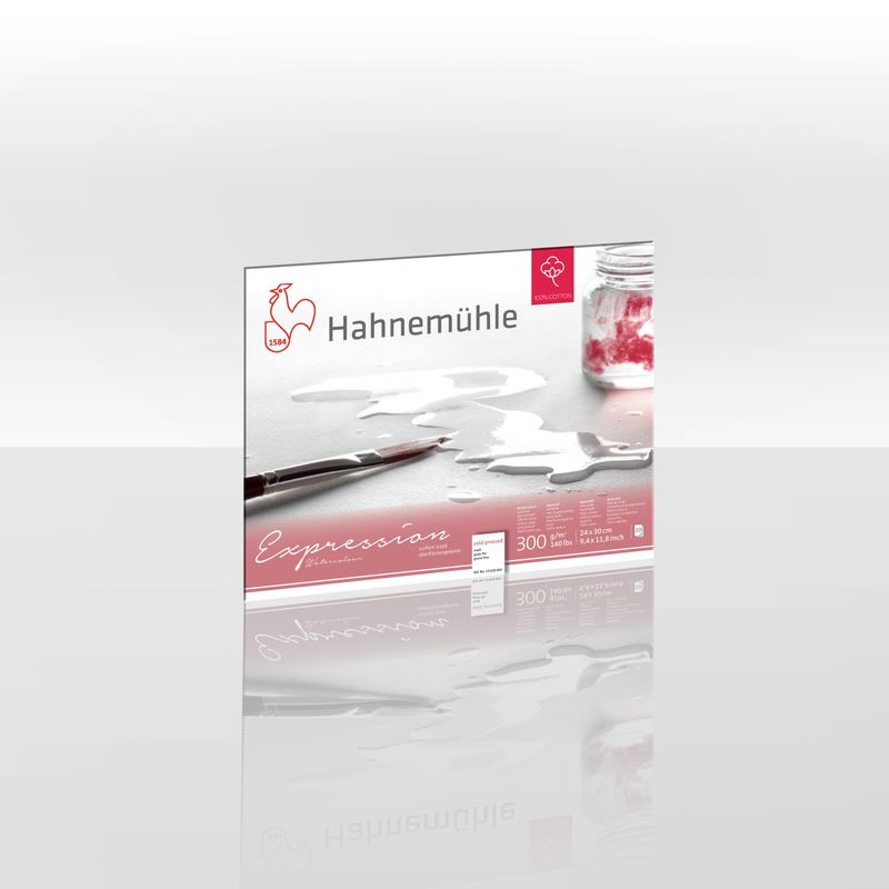Hahnemühle Expression Aquarell ,300g/m² , matt 24x30cm, 20Blatt/Block