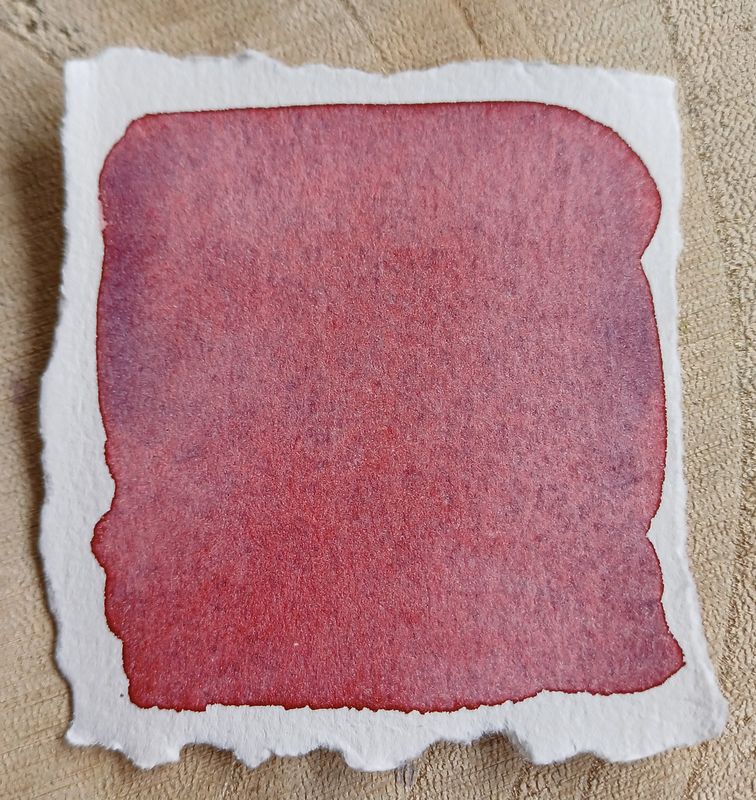 Klinker Rot Handgefertigte Aquarellfarbe-Künstlerqualität, hoch pigmentiert, Geschenkidee für Künstler