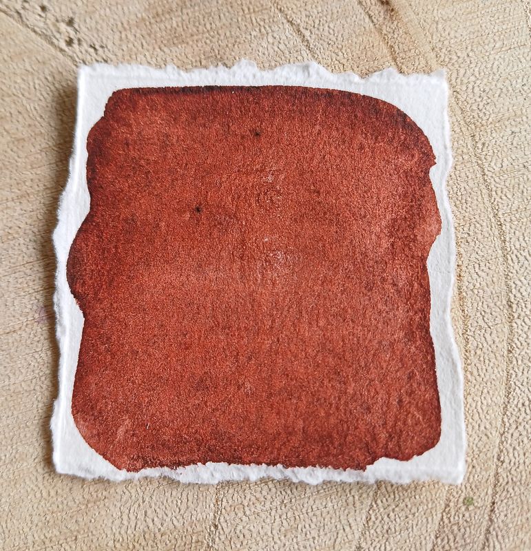 Mahagoni Braun -Handgemachte Aquarellfarbe, Künstlerqualität, Künstlerfarbe, Malbedarf