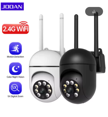 JOOAN 2MP PTZ IP Camera Smart Home Color Night Auto Tracking Security WiFi Camera Two Way Audio CCTV Video Surveillance Camera