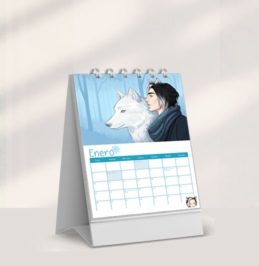 PREVENTA - Calendario de Mesa 2026 - Temática estacional