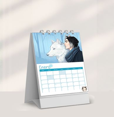 PREVENTA - Calendario de Mesa 2026 - Temática estacional