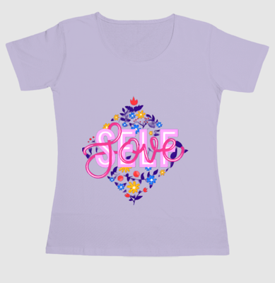 Female Round Neck Half Sleeves