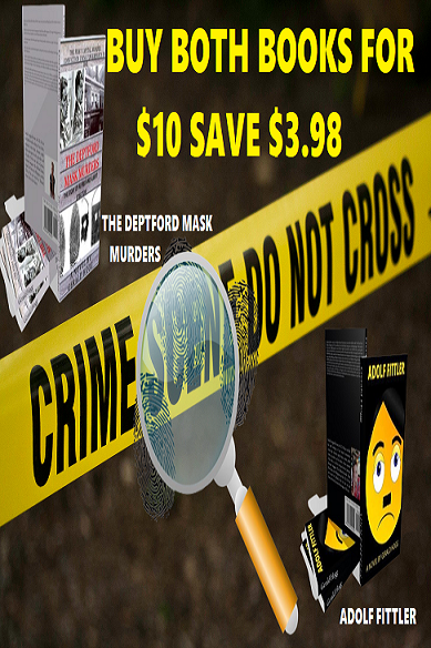 Two Books reduced to $9.50...The Deptford Mask Murders &amp; Adolf Fittler