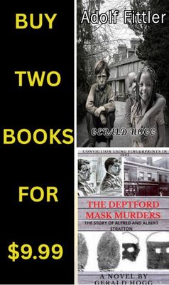 Two Books reduced to $9.99...The Deptford Mask Murders & Adolf Fittler