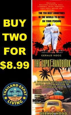 2 BOOKS FOR $8.99. 10 BEST COUNTRIES IN THE WORLD TO RETIRE ON YOUR PENSION. THE EXPAT HANDBOOK. A COMPREHENSIVE GUIDE TO LIVING THE DREAM LIFE IN SOUTHEAST ASIA.