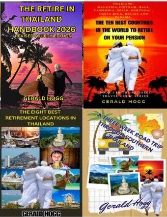 4 BOOKS  $19.99 THE RETIRED IN THAILAND HANDBOOK 2026,  RETIRED IN THAILAND AND LIVING THE DREAM, THE EXPAT HANDBOOK, AND THE 8 BEST RETIREMENT LOCATIONS IN THAILAND
