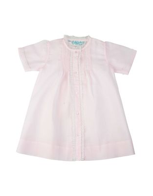 Pink Girls Lace Folded Daygown